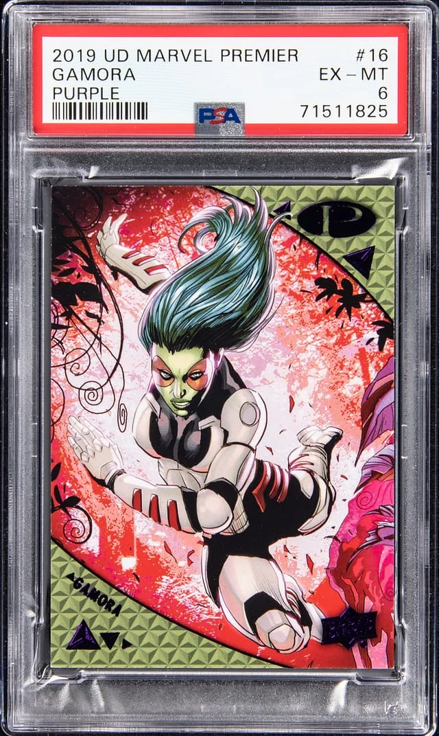 2019 Upper Deck Gamora Marvel Premier Purple #16 card image
