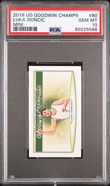 2019 Upper Deck Goodwin Champions Luka Doncic Mini #80 card image