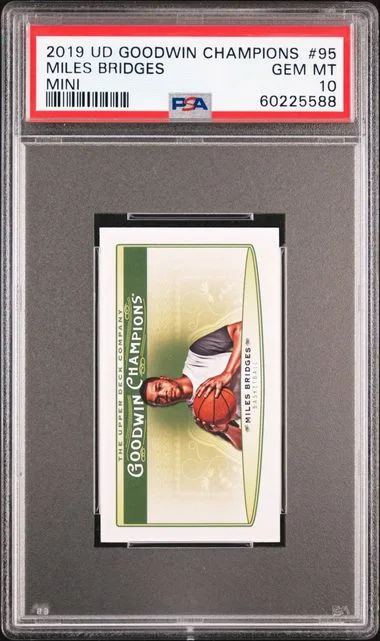 2019 Upper Deck Goodwin Champions Miles Bridges Mini #95 card image