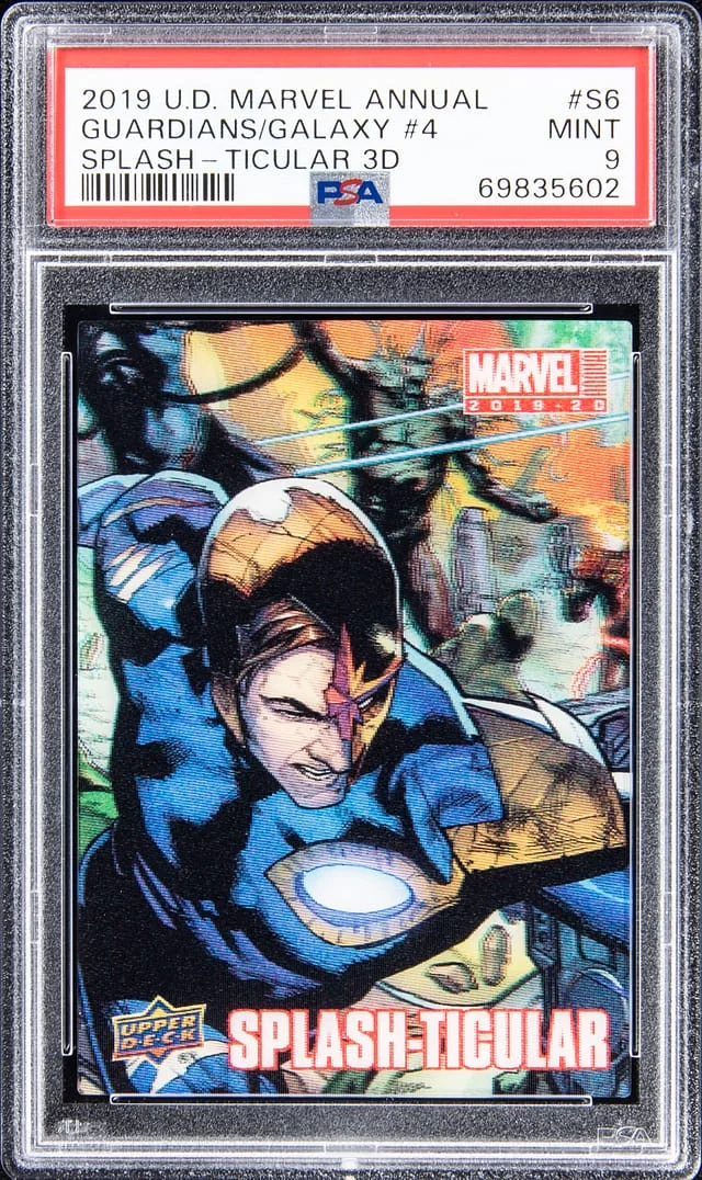 2019 Upper Deck Guardians Of The Galaxy #4 Marvel Annual Splash-Ticular #S6 card image