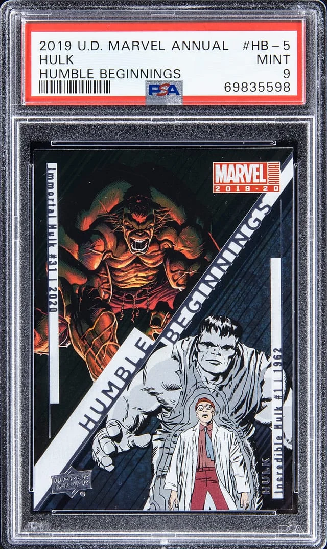2019 Upper Deck Hulk Marvel Annual Humble Beginnings #HB-5 card image