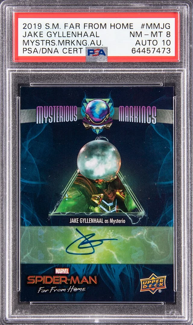 2019 Upper Deck Jake Gyllenhaal as Mysterio Spider-Man Far From Home #MM-JG card image