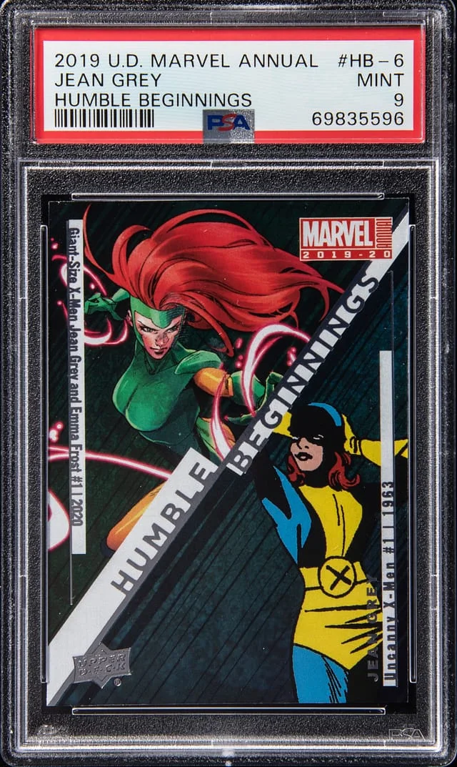 2019 Upper Deck Jean Grey Marvel Annual Humble Beginnings #HB-6 card image