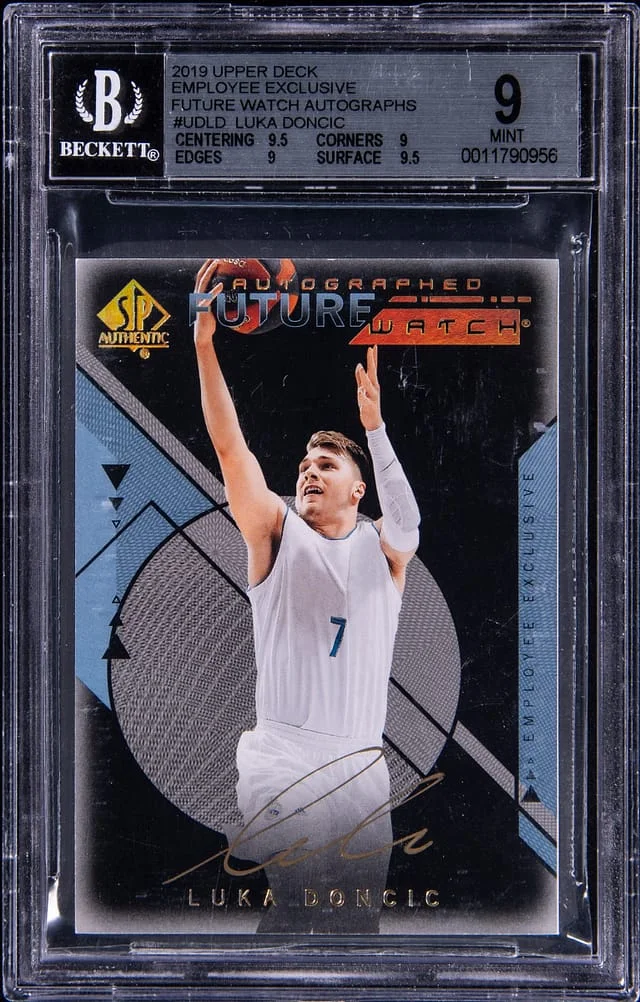 2019 Upper Deck Luka Doncic Employee Exclusive Future Watch Autographs #UD-LD card image