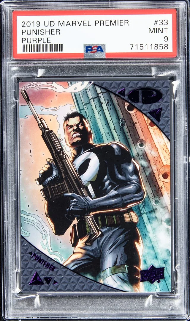 2019 Upper Deck Punisher Marvel Premier Blue #33 card image