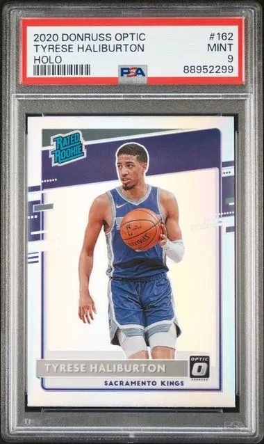 2020-01 Panini Donruss Optic Tyrese Haliburton Holo Rated #162 card image