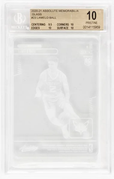 2020-21 Absolute LaMelo Ball Memorabilia Glass #23 card image