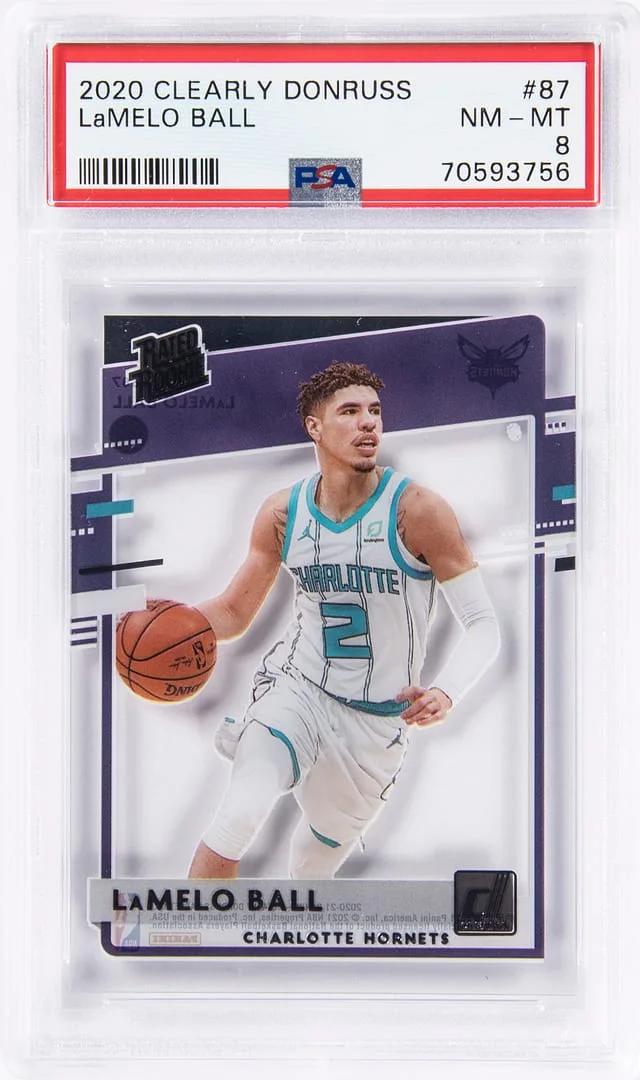 2020-21 Clearly Donruss LaMelo Ball #87 card image