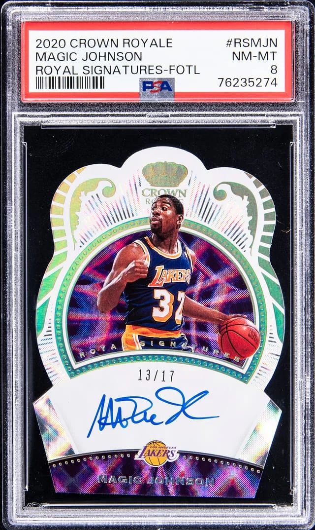 2020-21 Crown Royale Magic Johnson Royal Signatures - FOTL #RSMJN card image