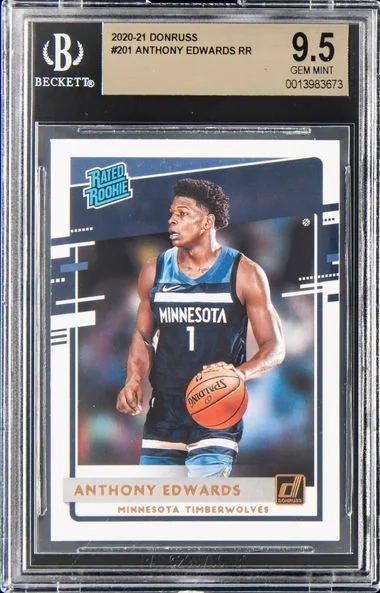 2020-21 Donruss Anthony Edwards #201 card image