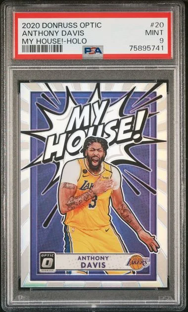 2020-21 Donruss Optic Anthony Davis My House! Holo #20 card image