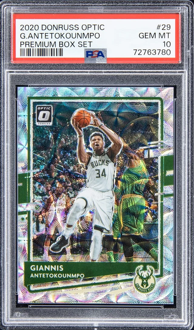 2020-21 Donruss Optic Giannis Antetokounmpo Premium Box Set #29 card image