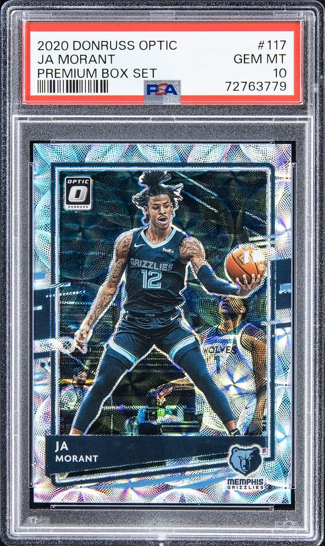 2020-21 Donruss Optic Ja Morant Premium Box Set #117 card image