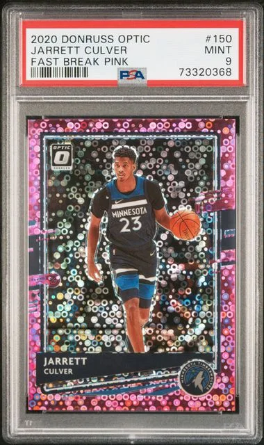 2020-21 Donruss Optic Jarrett Culver Fast Break Pink #150 card image