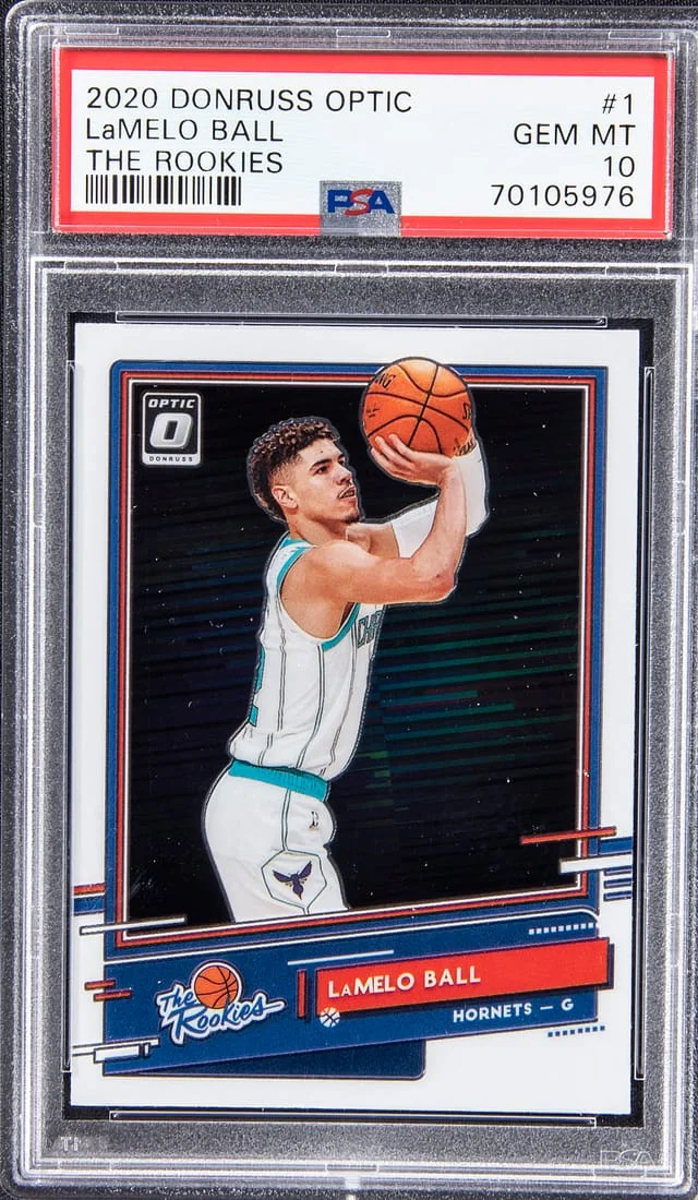 2020-21 Donruss Optic LaMelo Ball The Rookies #1 card image