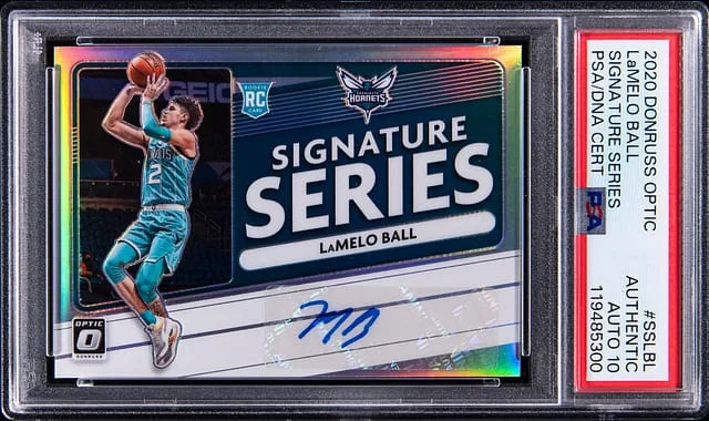 2020-21 Donruss Optic LaMelo Ball Signature Series #SS-LBL card image