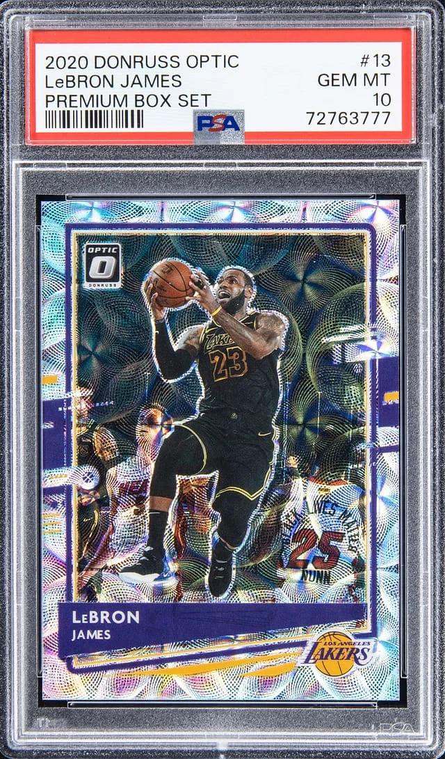 2020-21 Donruss Optic LeBron James Hyper Pink #13 card image