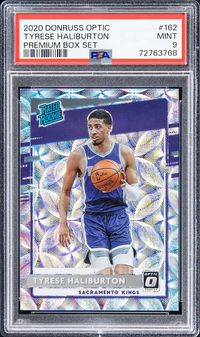 2020-21 Donruss Optic Tyrese Haliburton Premium Box Set #162 card image