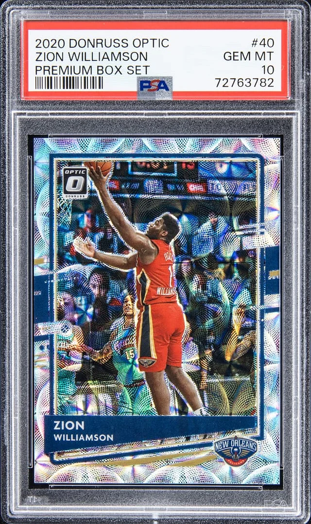 2020-21 Donruss Optic Zion Williamson Premium Box Set #40 card image