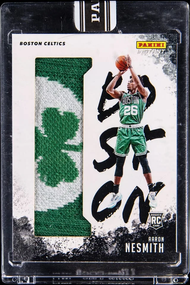 2020-21 Panini Aaron Nesmith Patch - Panini Encased Instant #MCM-14 card image