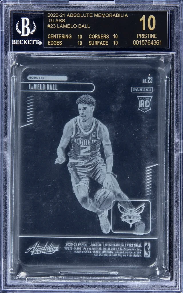 2020-21 Panini Absolute LaMelo Ball Memorabilia Glass #23 card image
