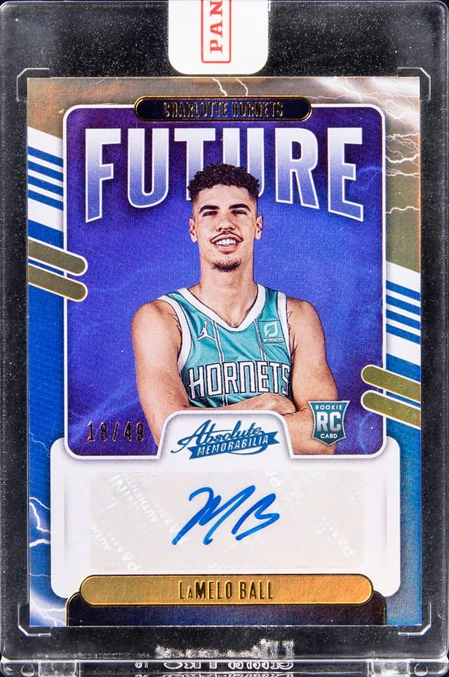2020-21 Panini Absolute LaMelo Ball Future Signatures Level 1 #FS-LAM card image