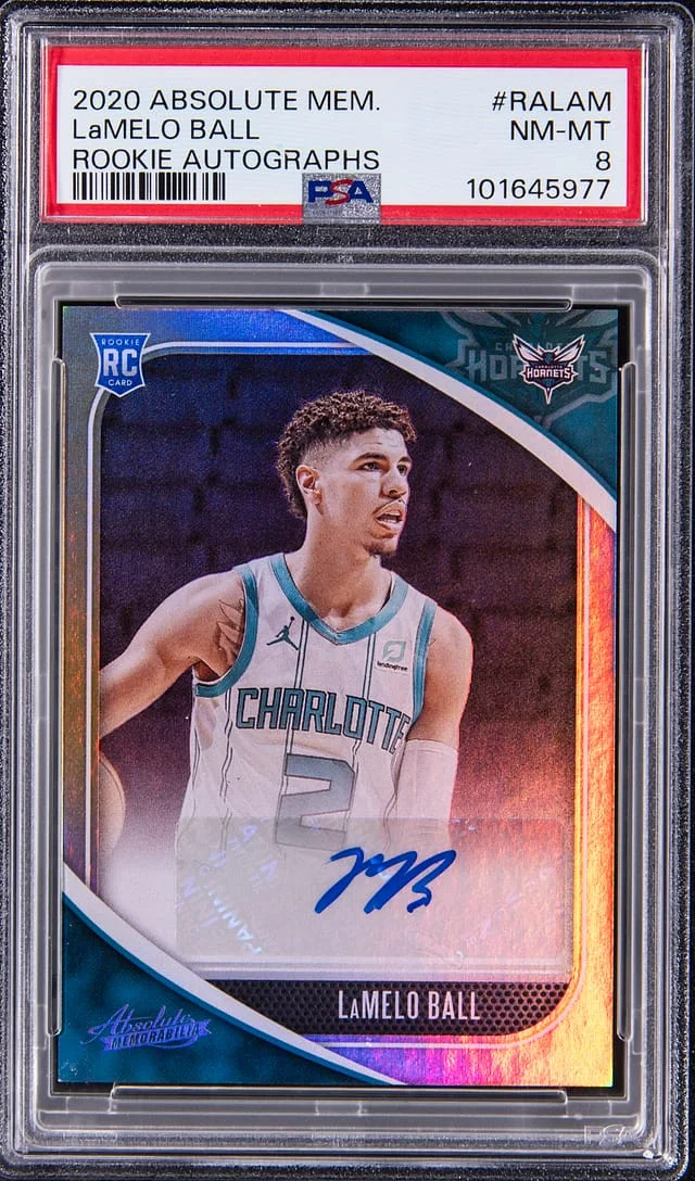 2020-21 Panini Absolute LaMelo Ball Memorabilia Autographs #RA-LAM card image