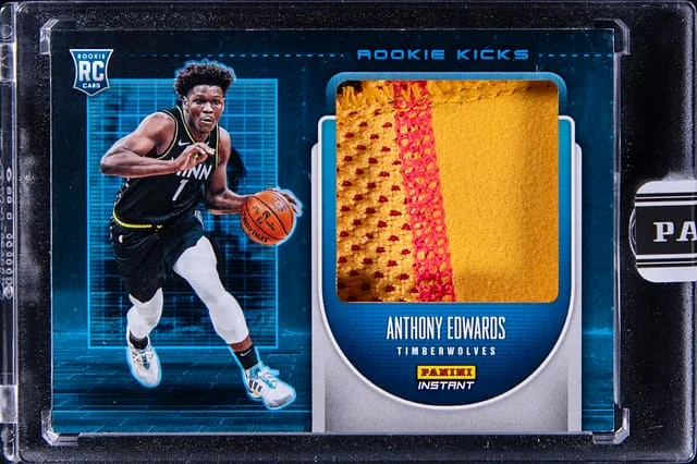 2020-21 Panini Anthony Edwards Relic - Panini Encased Instant Basketball Kicks #RK-AE card image