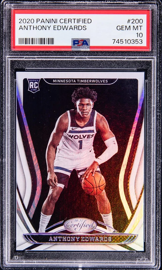 2020-21 Panini Certified Anthony Edwards #200 card image