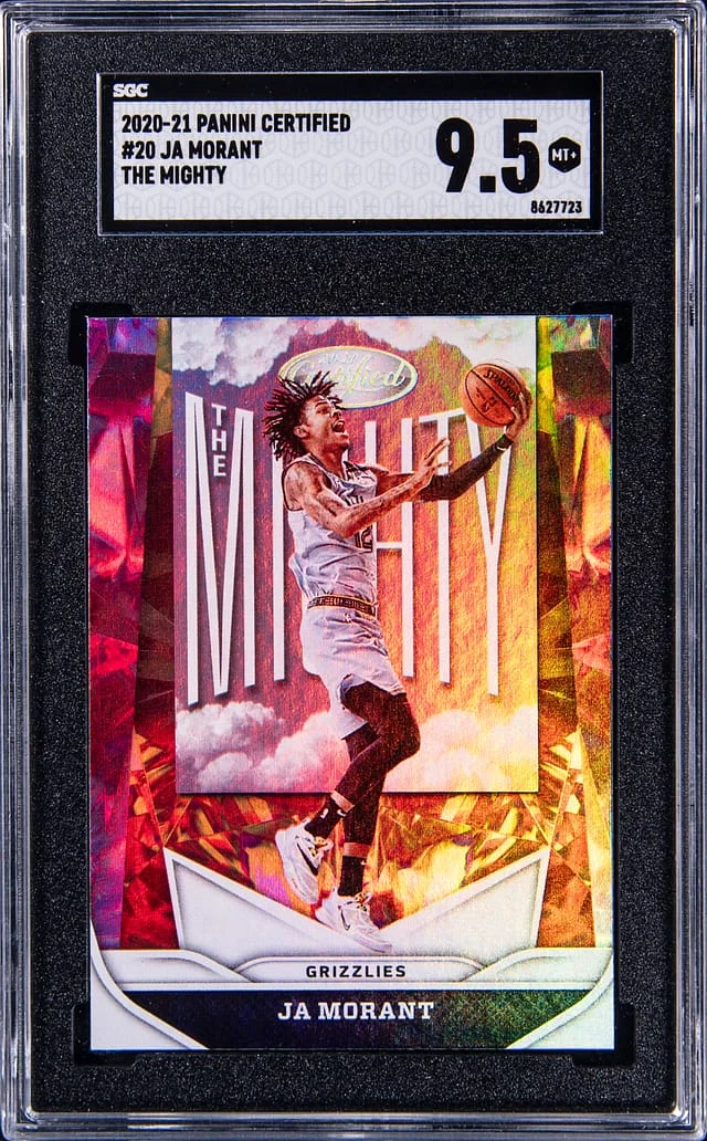 2020-21 Panini Certified Ja Morant The Mighty #20 card image