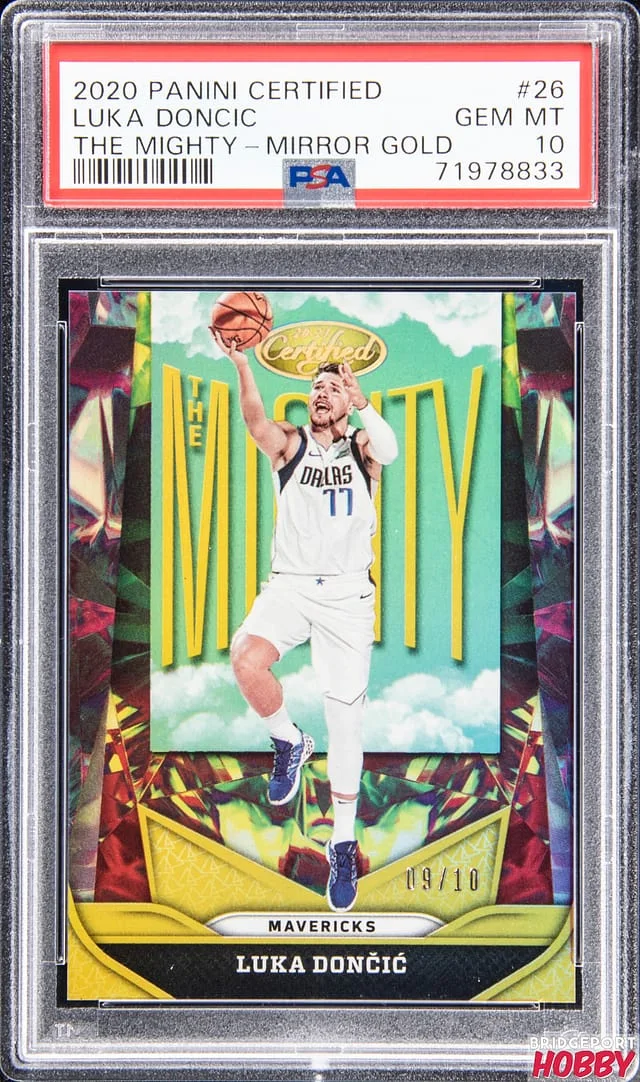 2020-21 Panini Certified Luka Doncic The Mighty #26 card image