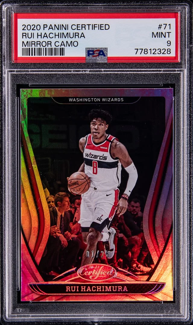 2020-21 Panini Certified Rui Hachimura Mirror Camo #71 card image
