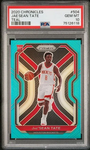 2020-21 Panini Chronicles Jae'Sean Tate Teal #504 card image