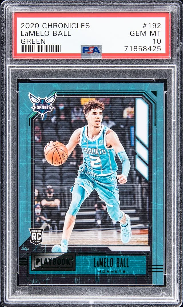 2020-21 Panini Chronicles LaMelo Ball Green #192 card image