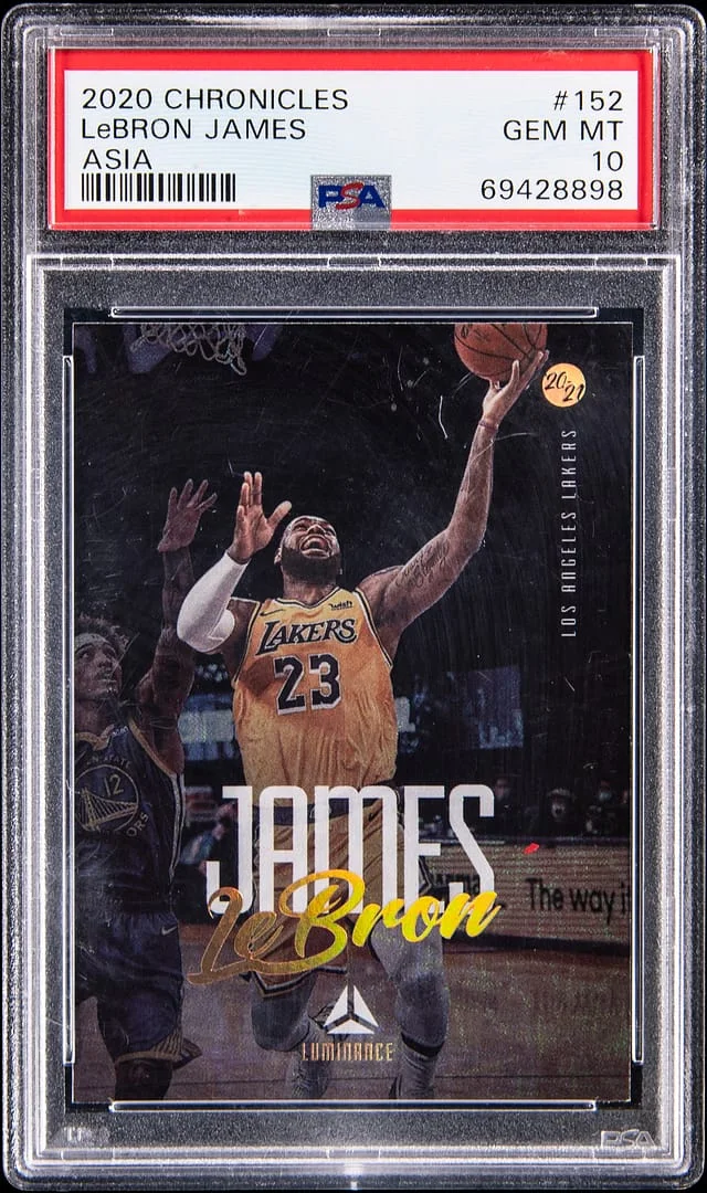 2020-21 Panini Chronicles LeBron James Luminance Asia #152 card image