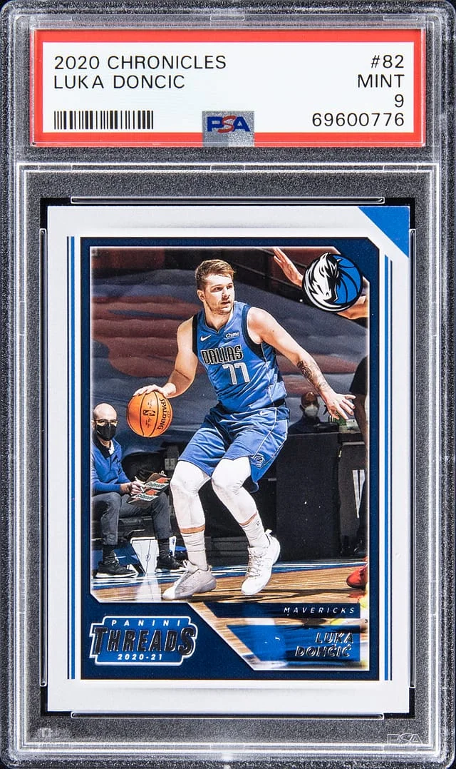 2020-21 Panini Chronicles Luka Doncic Threads #82 card image