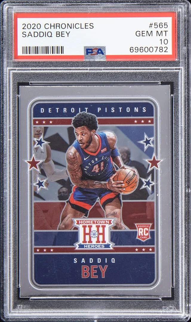 2020-21 Panini Chronicles Saddiq Bey Hometown Heroes #248 card image
