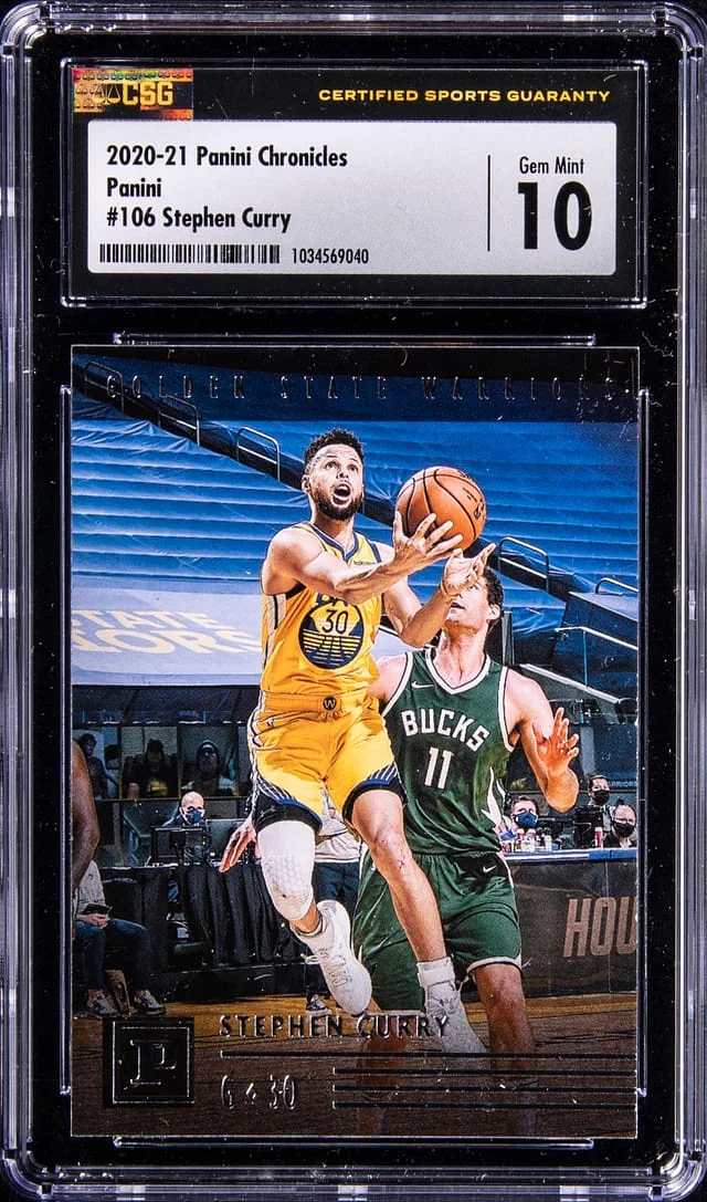 2020-21 Panini Chronicles Stephen Curry #106 card image