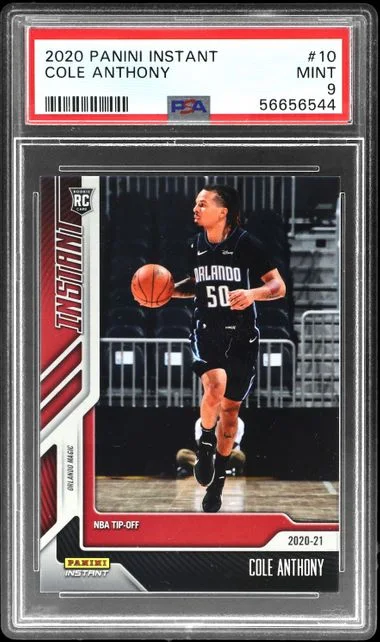 2020-21 Panini Cole Anthony Instant #10 card image