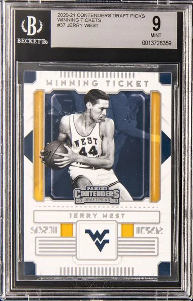 2020-21 Panini Contenders Draft Picks Jerry West Winning Tickets #37 card image