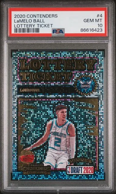 2020-21 Panini Contenders LaMelo Ball Lottery Ticket #4 card image