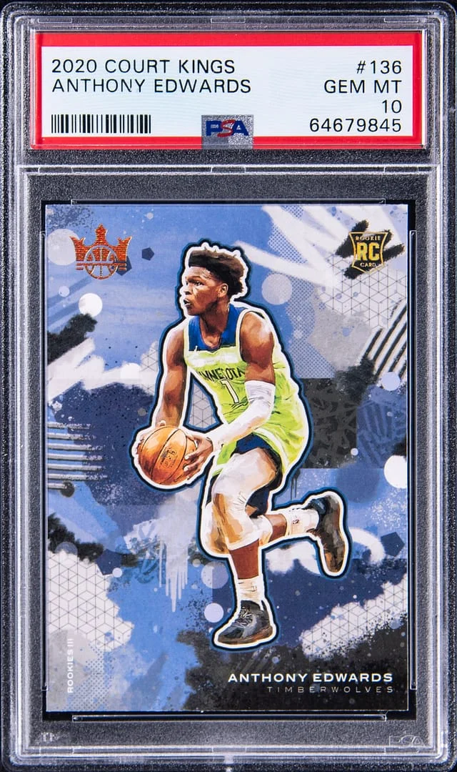 2020-21 Panini Court Kings Anthony Edwards #136 card image