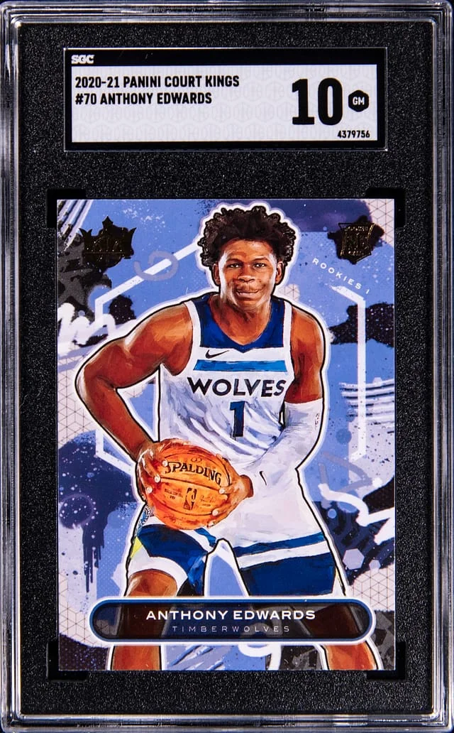 2020-21 Panini Court Kings Anthony Edwards #70 card image