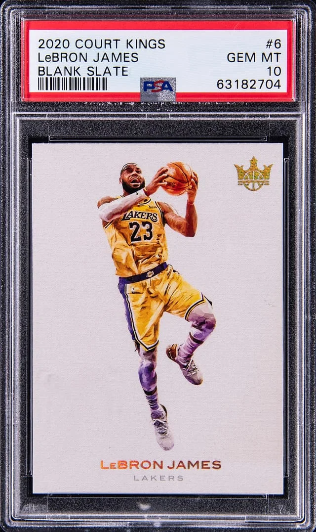2020-21 Panini Court Kings LeBron James Blank Slate #6 card image