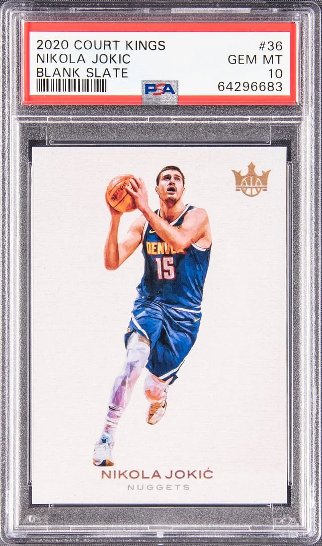 2020-21 Panini Court Kings Nikola Jokic Blank Slate #36 card image