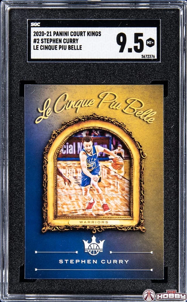 2020-21 Panini Court Kings Stephen Curry Aurora #2 card image