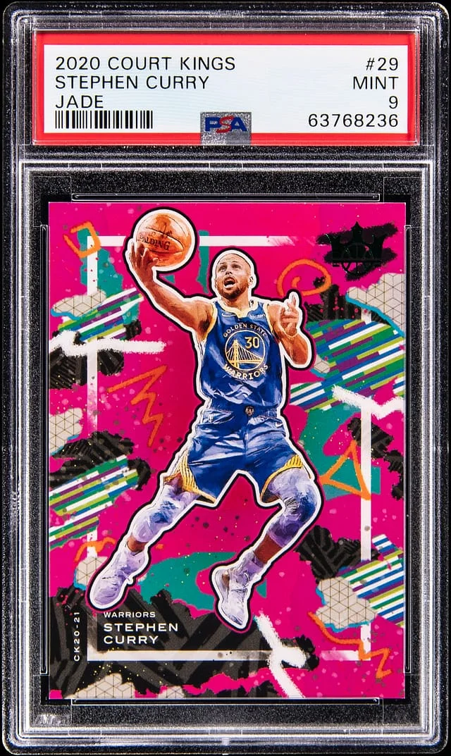 2020-21 Panini Court Kings Stephen Curry Jade #29 card image