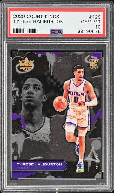 2020-21 Panini Court Kings Tyrese Haliburton #129 card image
