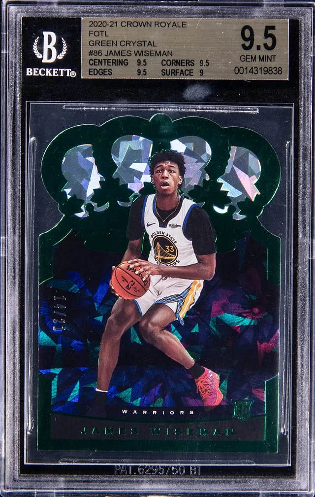 2020-21 Panini Crown Royale James Wiseman #86 card image