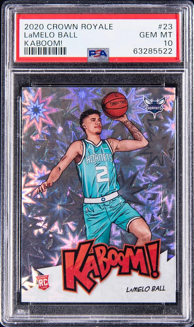 2020-21 Panini Crown Royale LaMelo Ball Kaboom! #23 card image